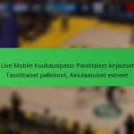 NBA Live Mobile Kuukausipassi: Päivittäiset kirjautumiset, Tasoittaiset palkinnot, Ainulaatuiset esineet