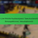 NBA Live Mobile Kuukausipassi: Saavutustavoitteet, Bonuspalkinnot, Valuuttaboostit