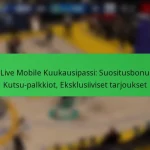 NBA Live Mobile Kuukausipassi: Suositusbonukset, Kutsu-palkkiot, Eksklusiiviset tarjoukset