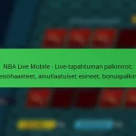 NBA Live Mobile – Live-tapahtuman palkinnot: Yhteisöhaasteet, ainutlaatuiset esineet, bonuspalkinnot