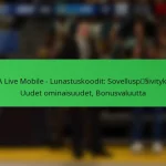 NBA Live Mobile – Lunastuskoodit: Sovelluspäivitykset, Uudet ominaisuudet, Bonusvaluutta