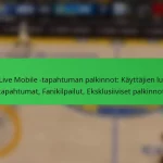 NBA Live Mobile -tapahtuman palkinnot: Käyttäjien luomat tapahtumat, Fanikilpailut, Eksklusiiviset palkinnot