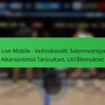 NBA Live Mobile – Vaihtokoodit: Salennusmyynnit, Aikarajoitetut Tarjoukset, Lisäbonukset